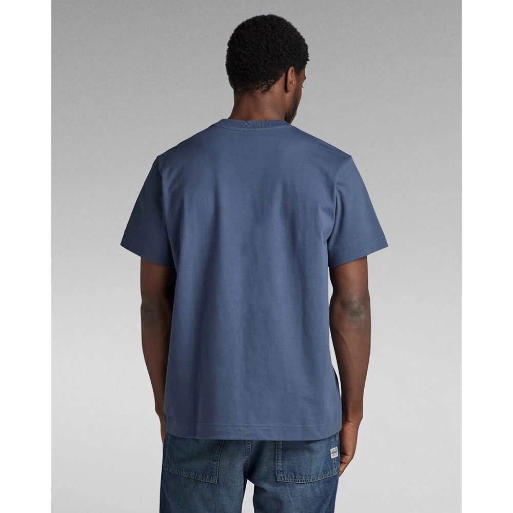 G-Star Essential Loose R T-Shirt Blue Heren
