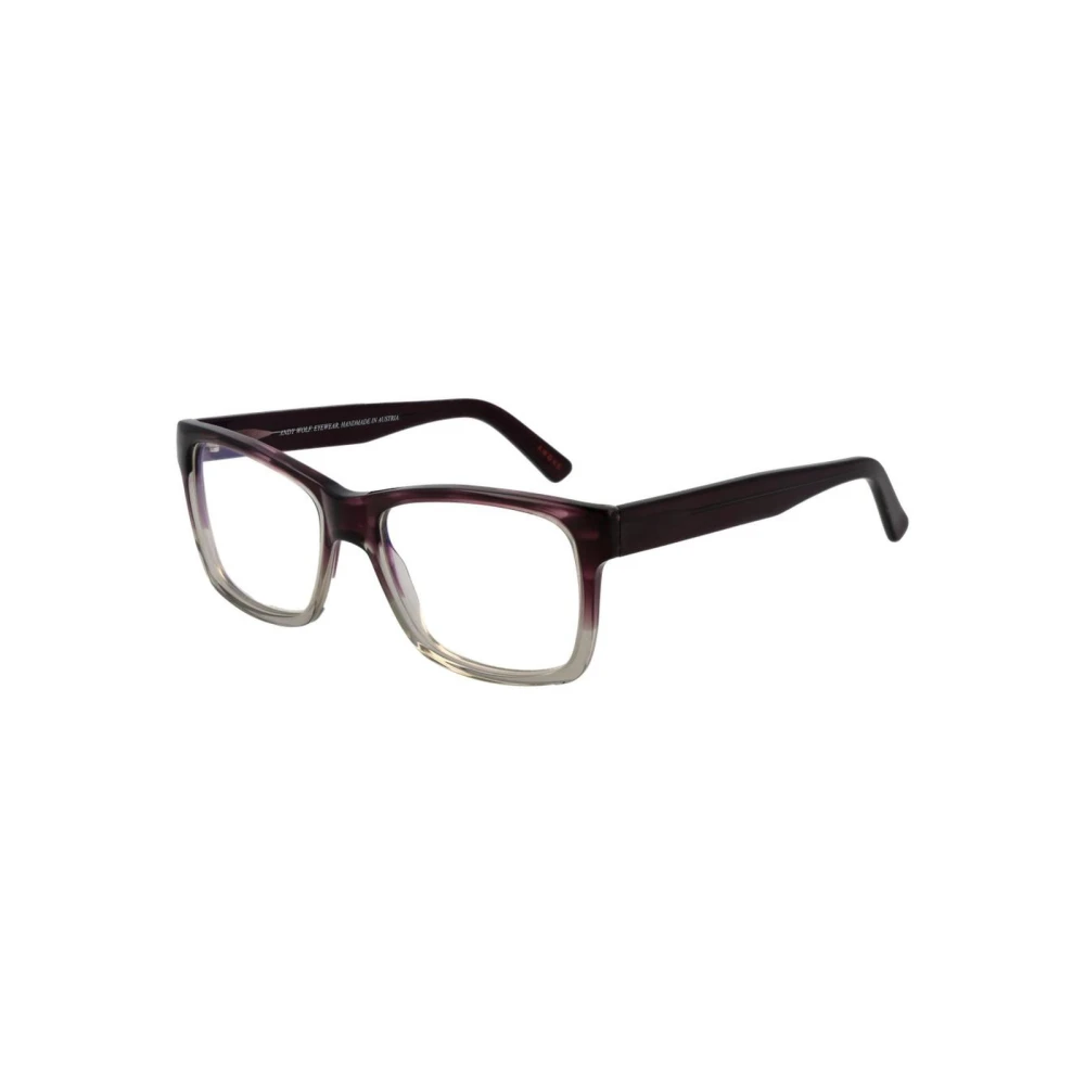 Andy Wolf Unisex Purple/Blue Rectangle -Filter Optical Frames