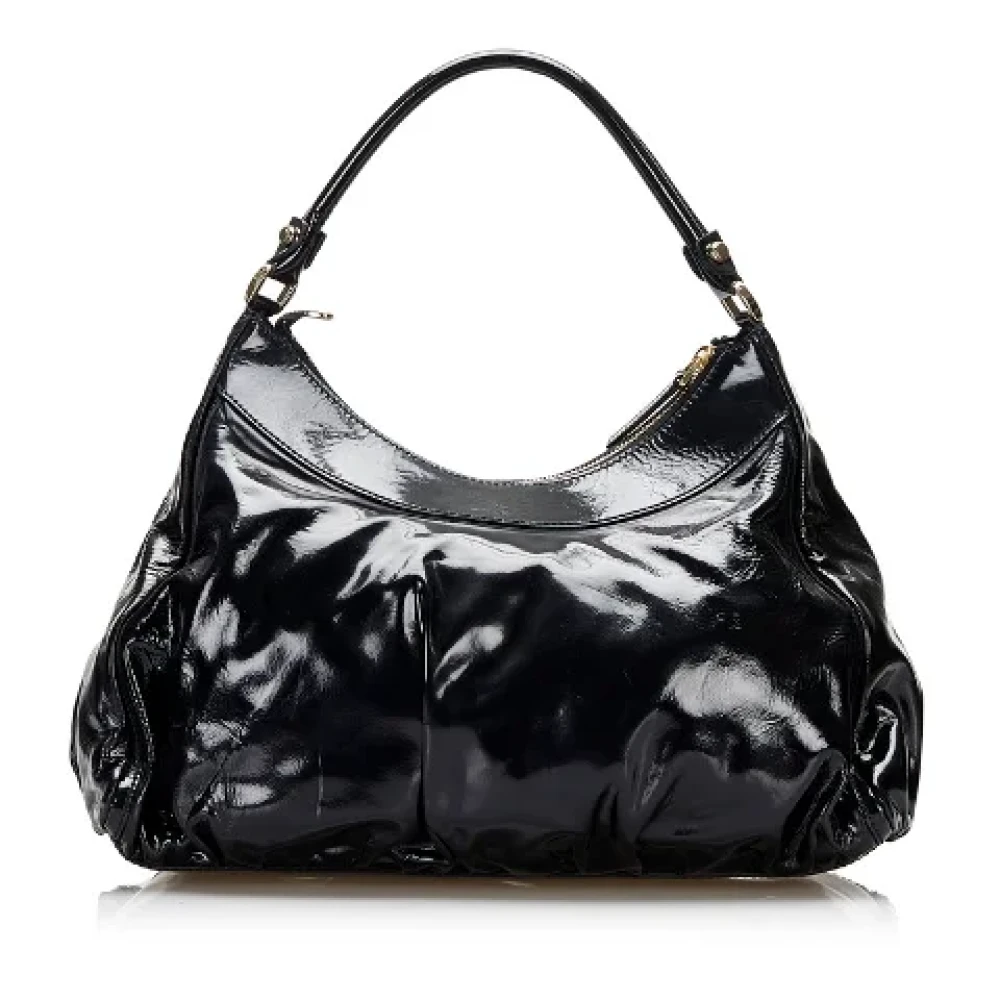 Gucci Vintage Pre-owned Leather handbags Black Dames