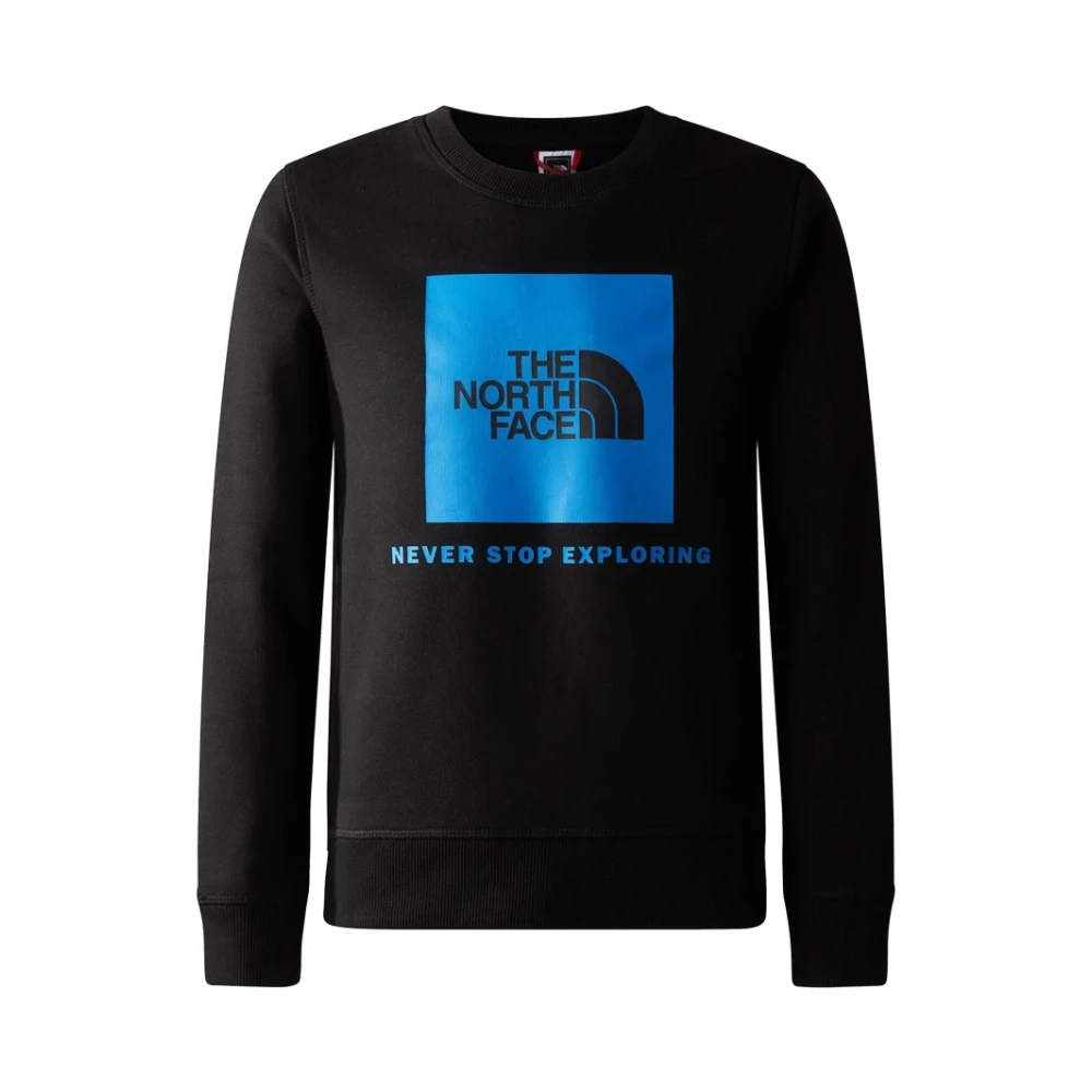 The North Face sweater zwart blauw Trui Jongens Meisjes Katoen Ronde hals 146 152