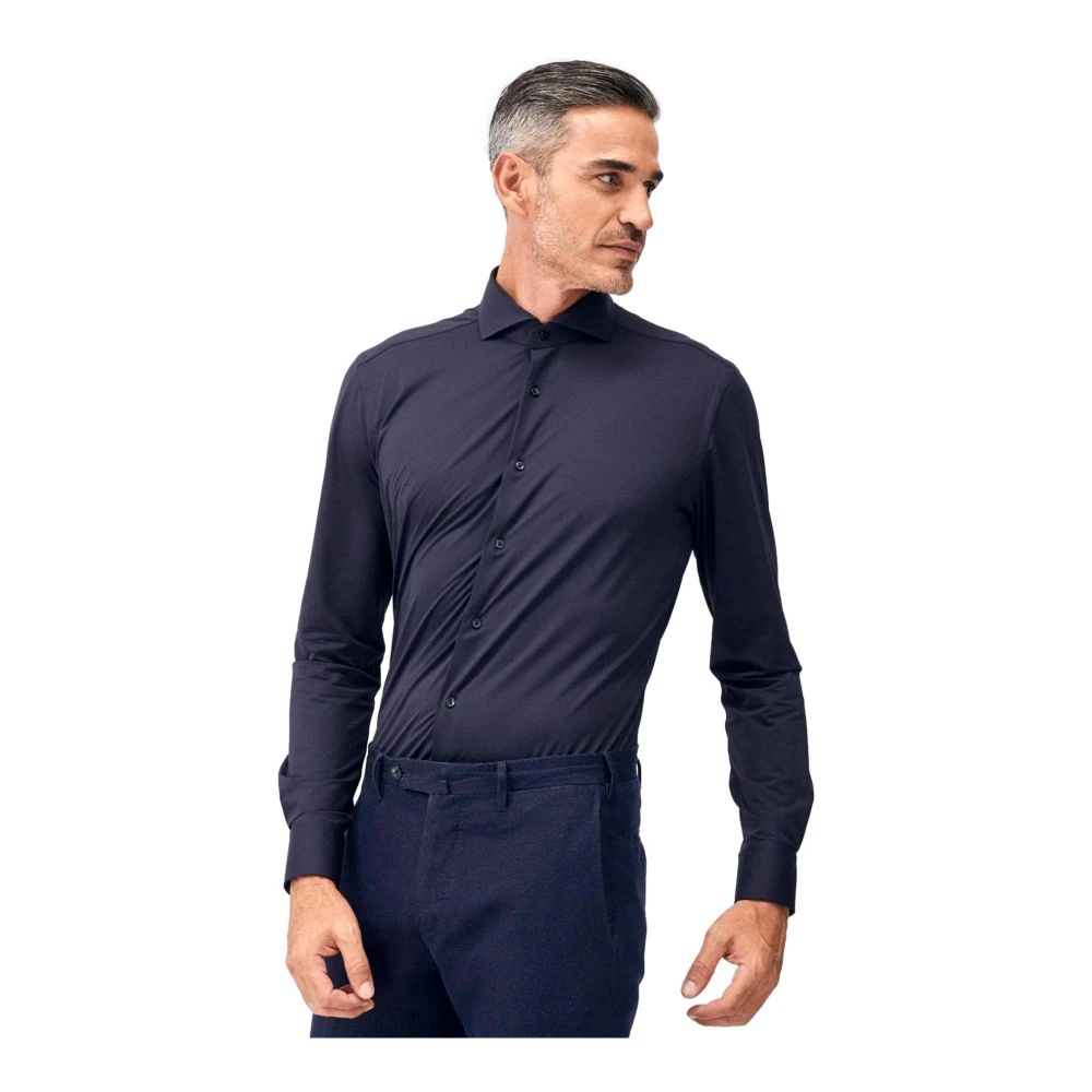 Xacus Actief Overhemd Blue Heren