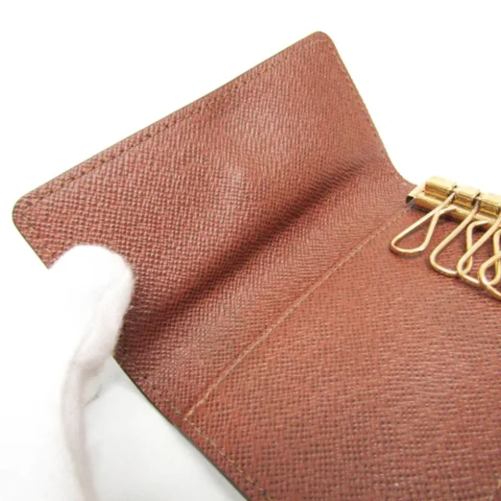Louis Vuitton Vintage Pre-owned Fabric key-holders Brown Dames