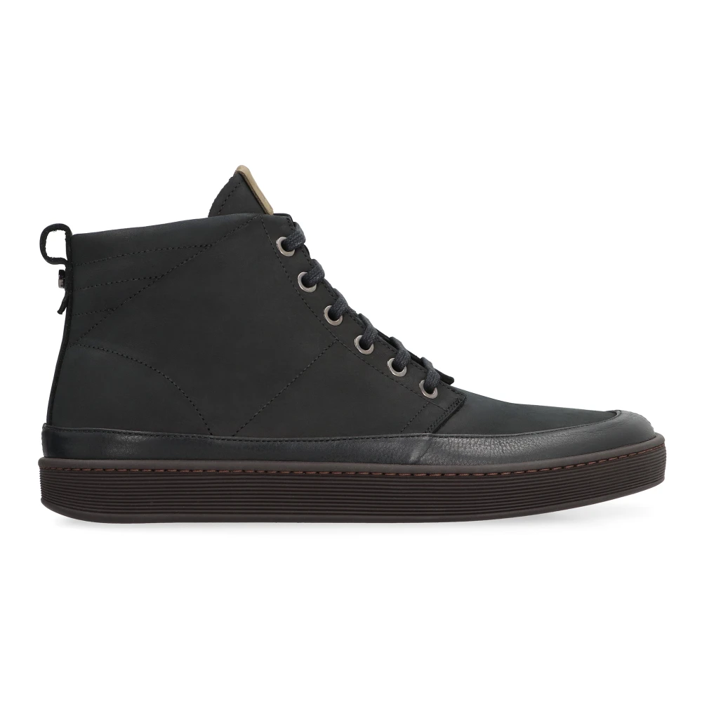 Volta Hoge leren sneakers Heren Schoenen Zwart