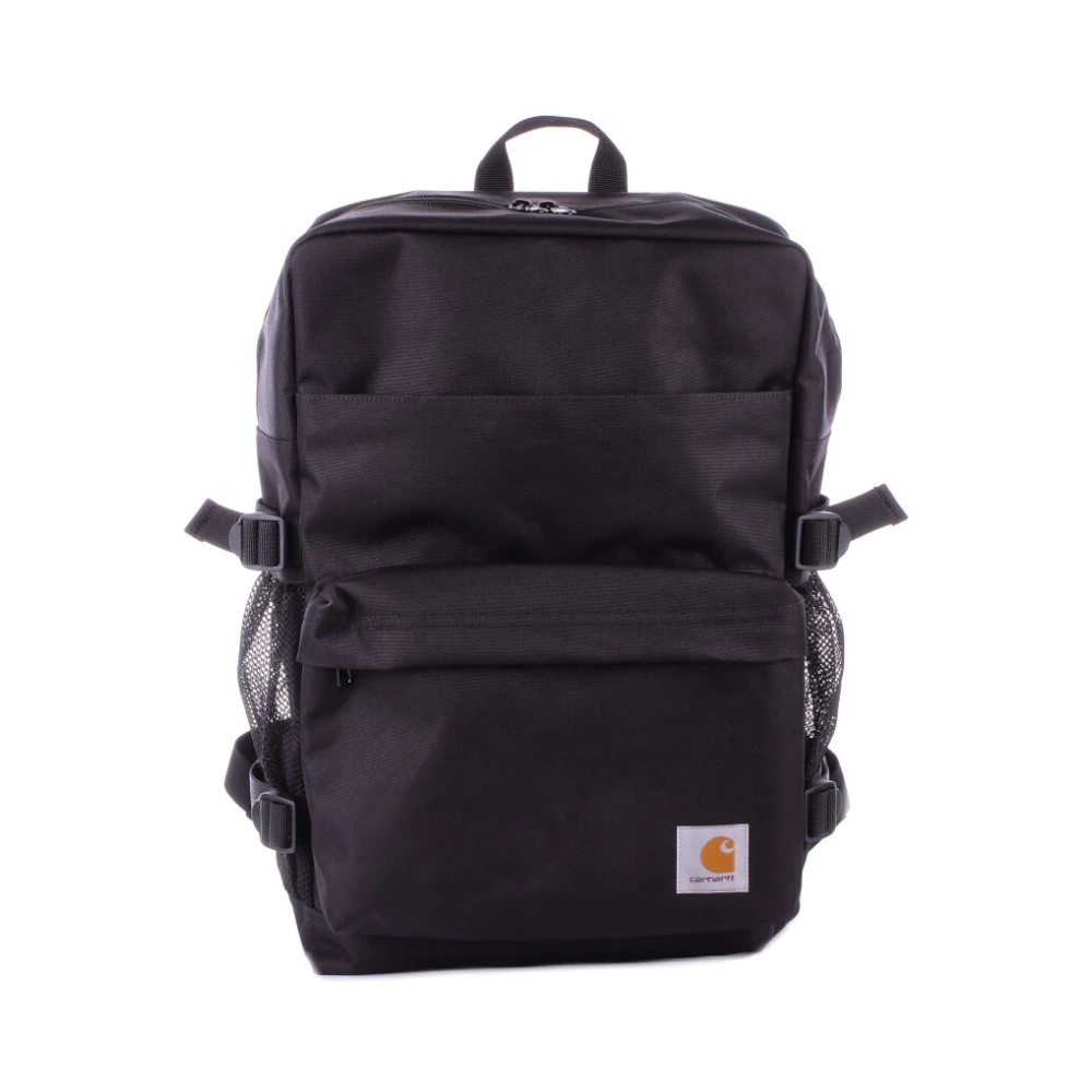 Carhartt WIP Zwart Logo Voor Rugzak Verstelbare Banden Black Heren