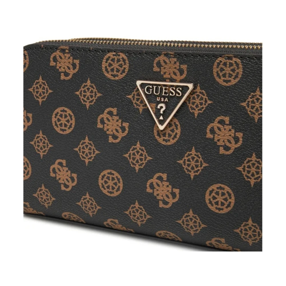 Guess Eco Erica Crossbody Tas Brown Dames