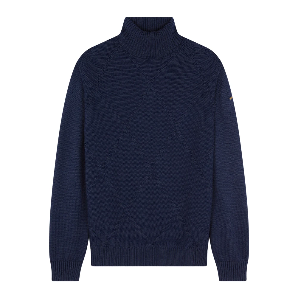 PAUL & SHARK Stijlvolle Roll Neck Sweater Blue Heren