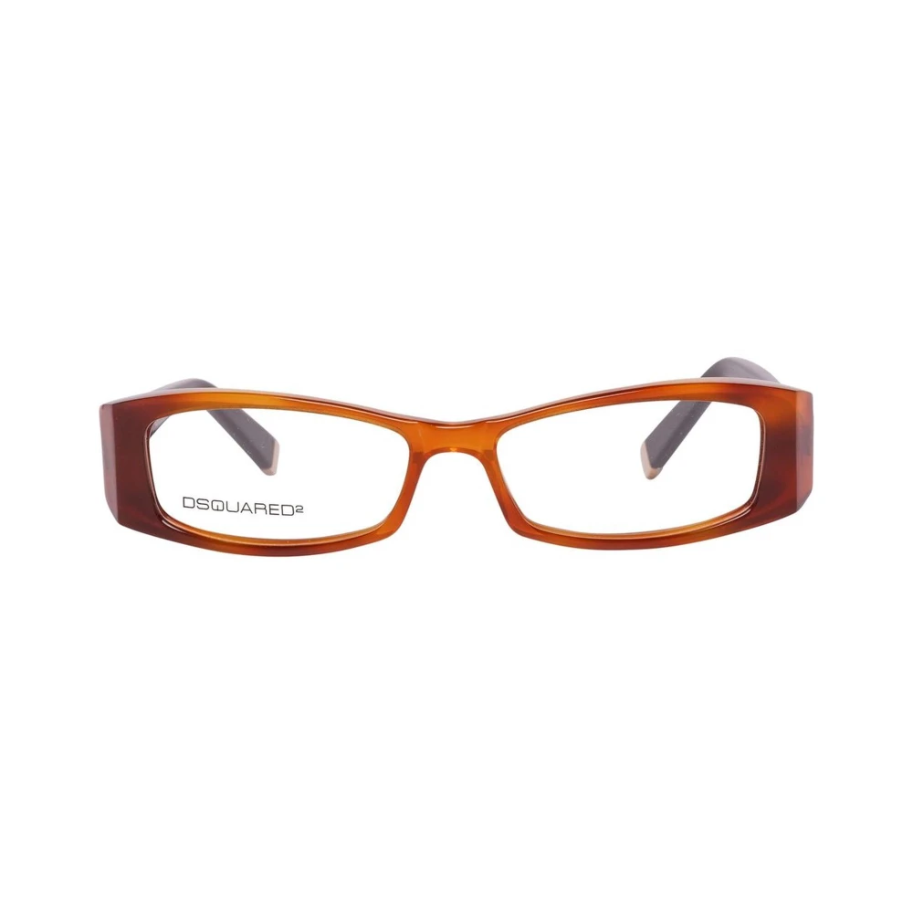 Dsquared2 Elegante bruine plastic monturen met filter Brown Dames