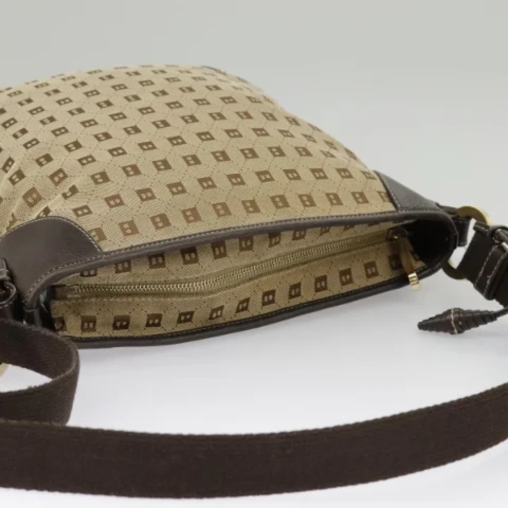 Bally Pre-owned Canvas shoulder-bags Beige Dames