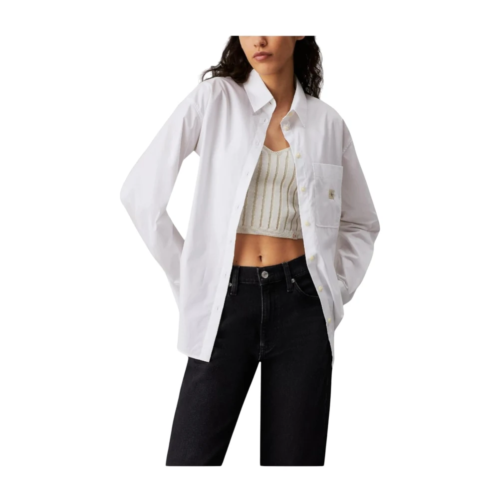 Calvin Klein Bianco Cotton Woman Shirt - L - Image 2