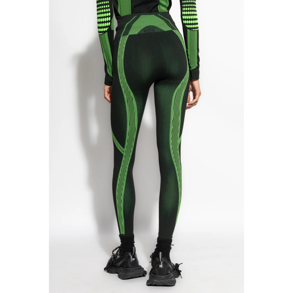 Misbhv Leggings met Logo Green Dames