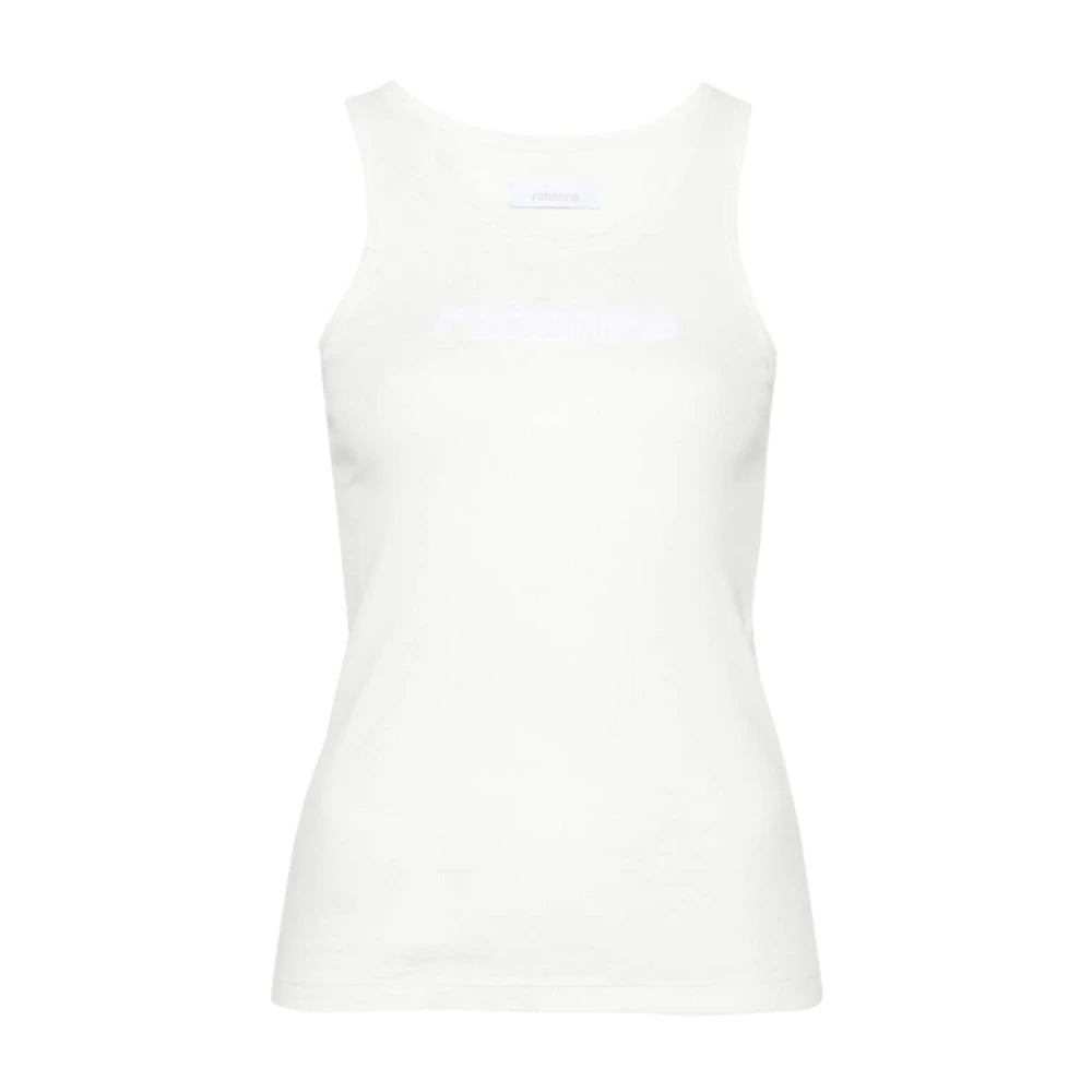 Paco Rabanne TEE Shirt P112 Casual Top White Dames