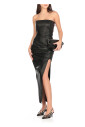 robe-en-cuir-noir-avec-detail-drape