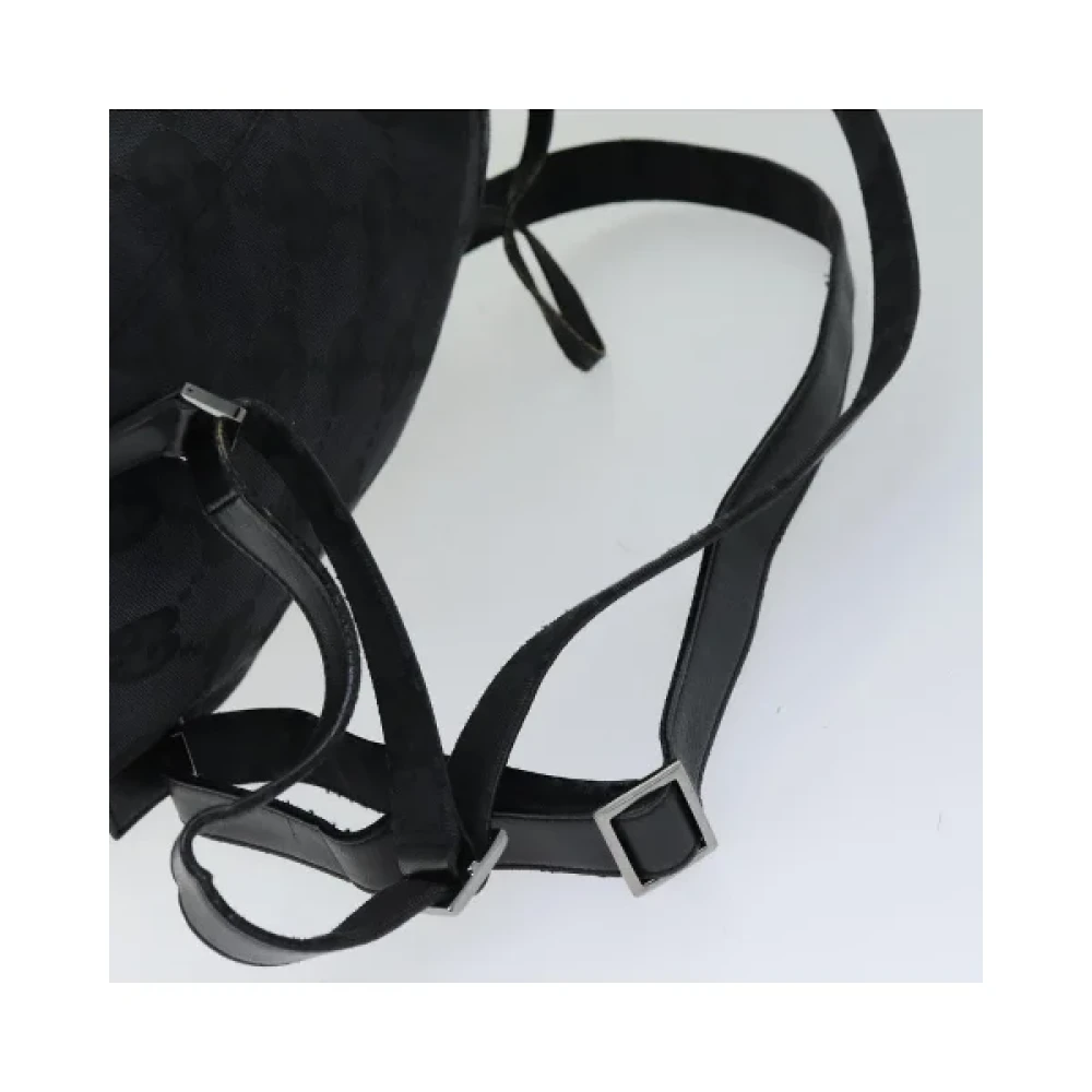 Gucci Vintage Pre-owned Canvas backpacks Black Dames