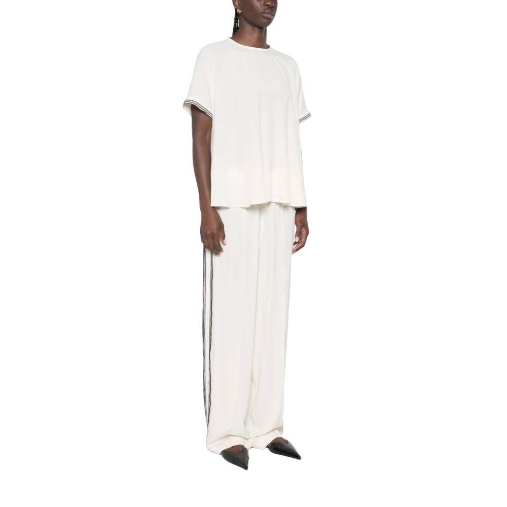 Fabiana Filippi White Top - Female - Blouses - Xs - Blouses & Shirts