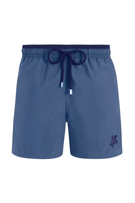 Tvåfärgad Solid Bicolour Badshorts för Herrar
