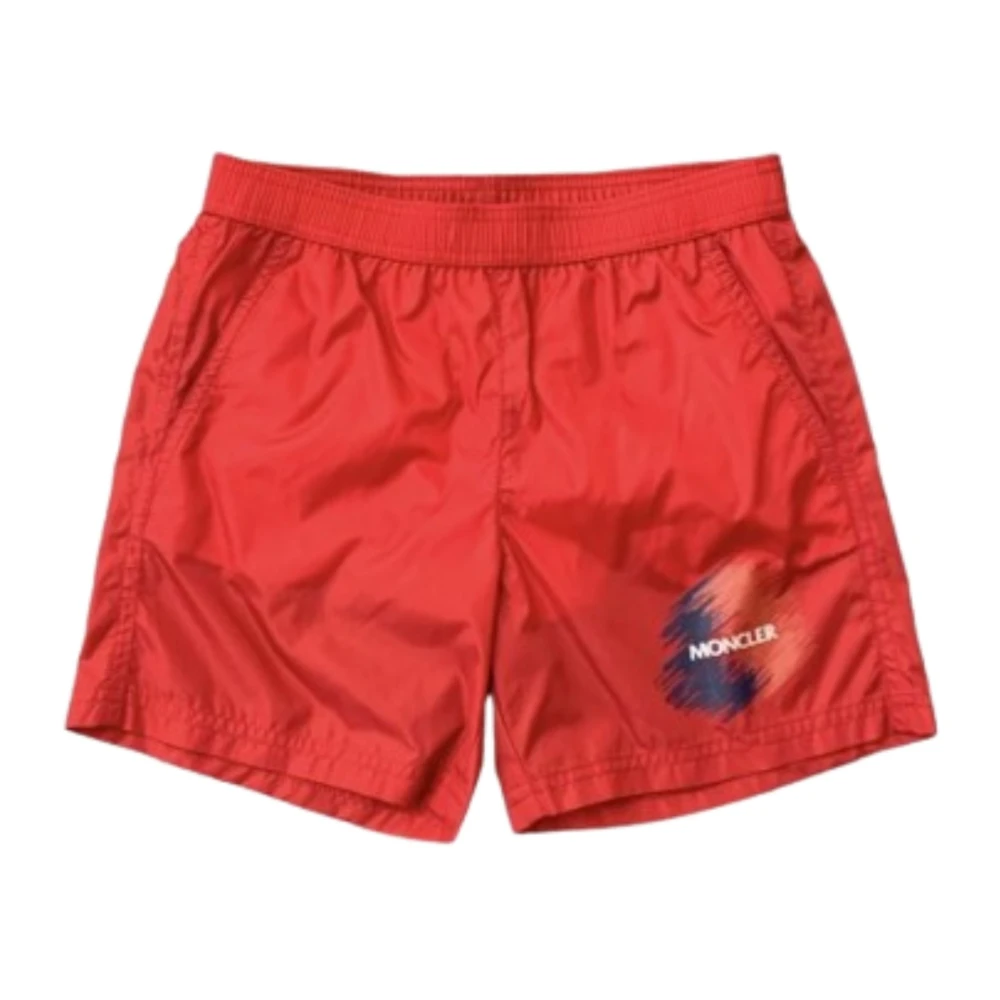 Moncler Röd Hav Boxer Badkläder Barn Red, Pojke