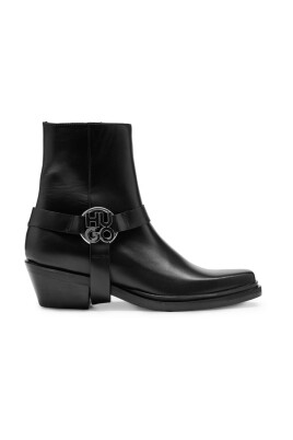 stacked-logo-ankelboots-svart-lader