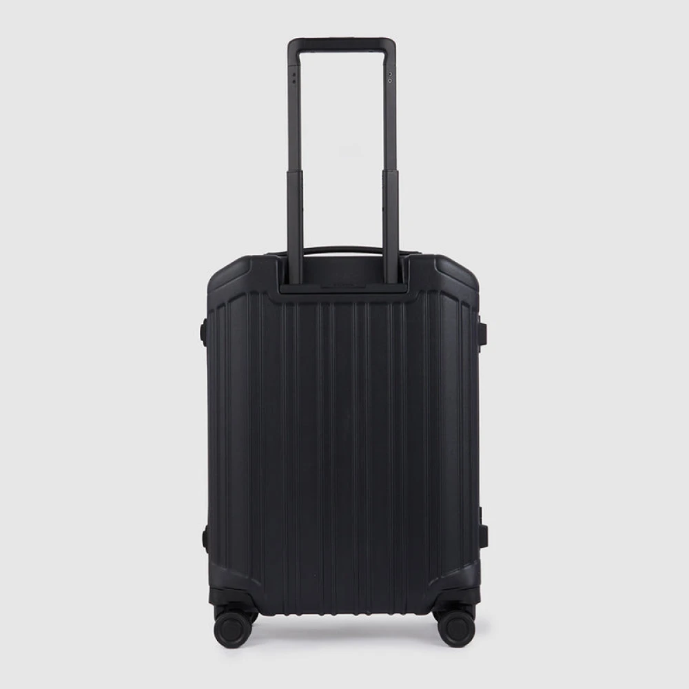 Piquadro Ultra Slim Cabin Trolley Koffer Black Heren