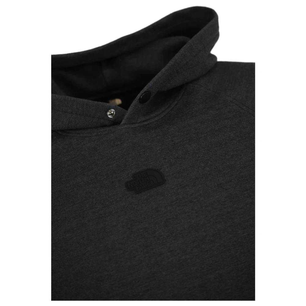 The North Face Zwarte Katoenen Hoodie Black Dames
