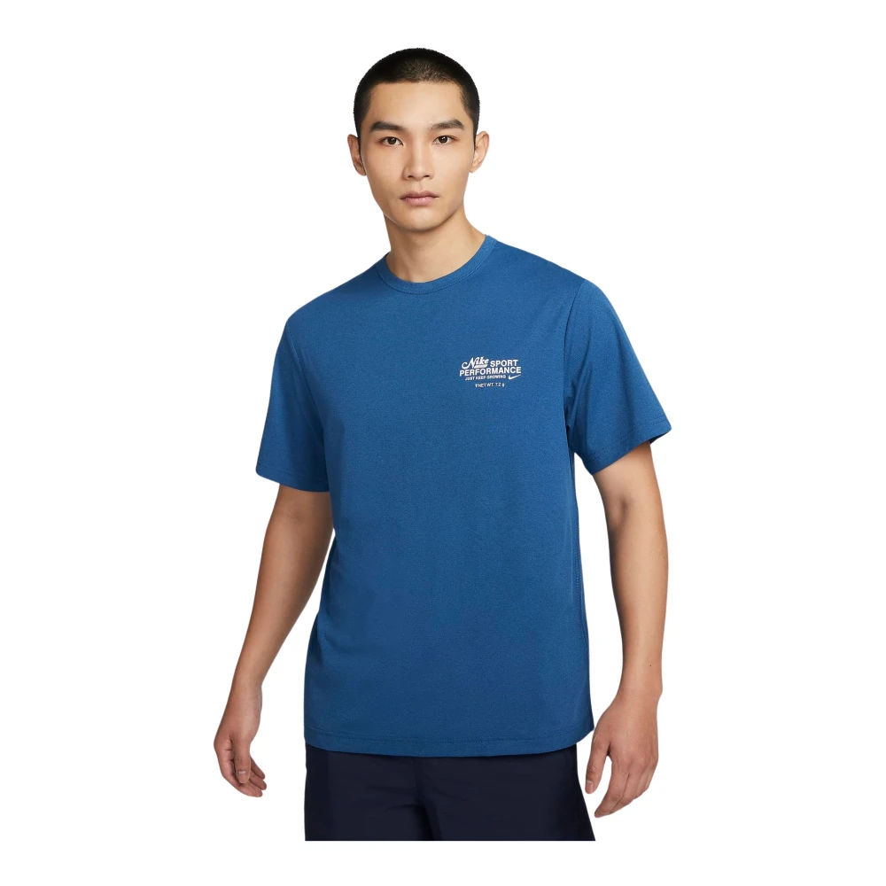 Nike Grafisch T-shirt voor mannen Blue Heren