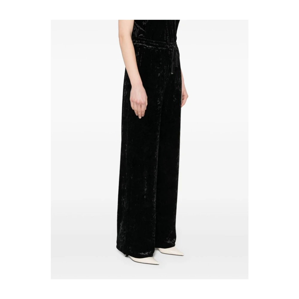 Herno Zwarte Slim Fit Broek Black Dames