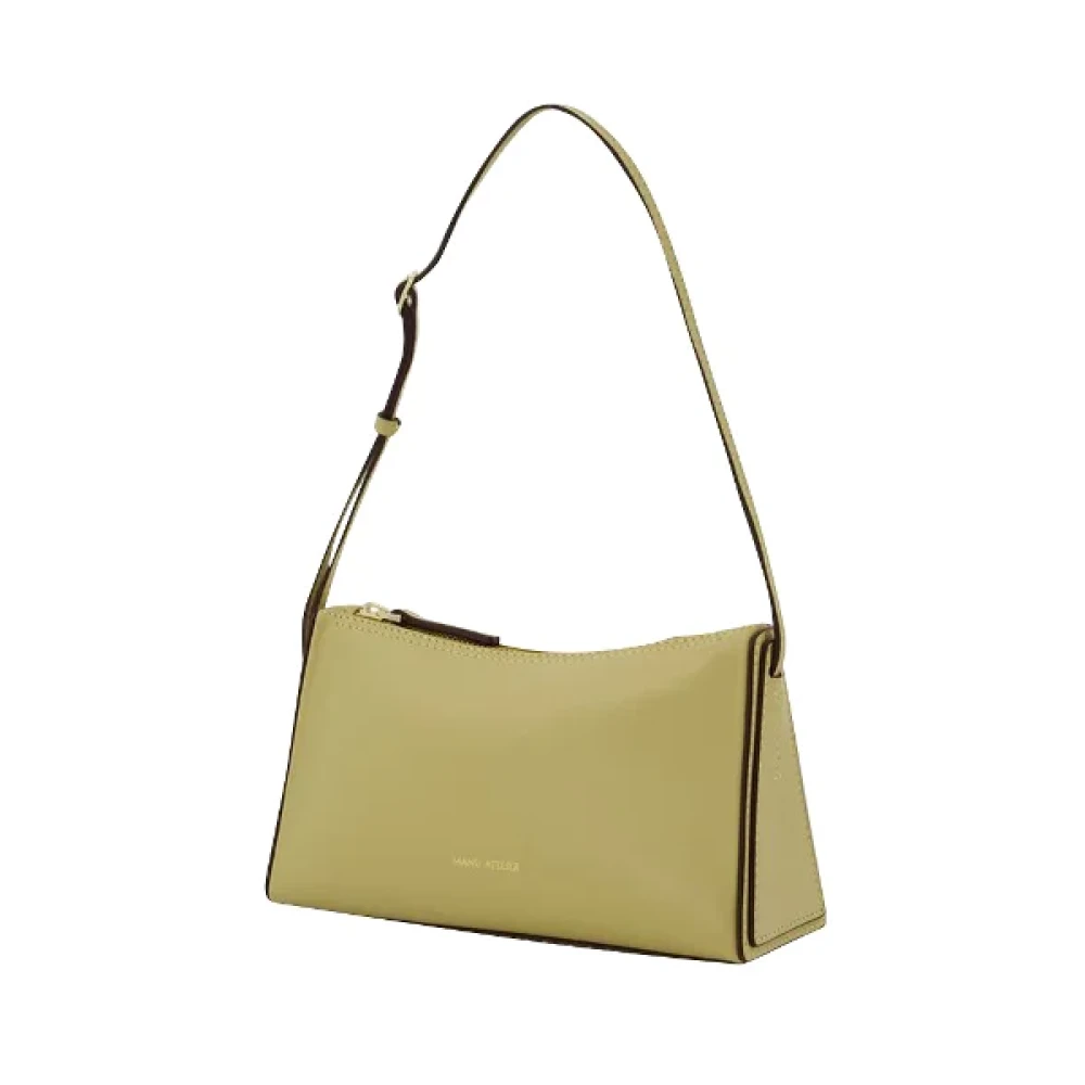 Manu Atelier Leather handbags Yellow Dames