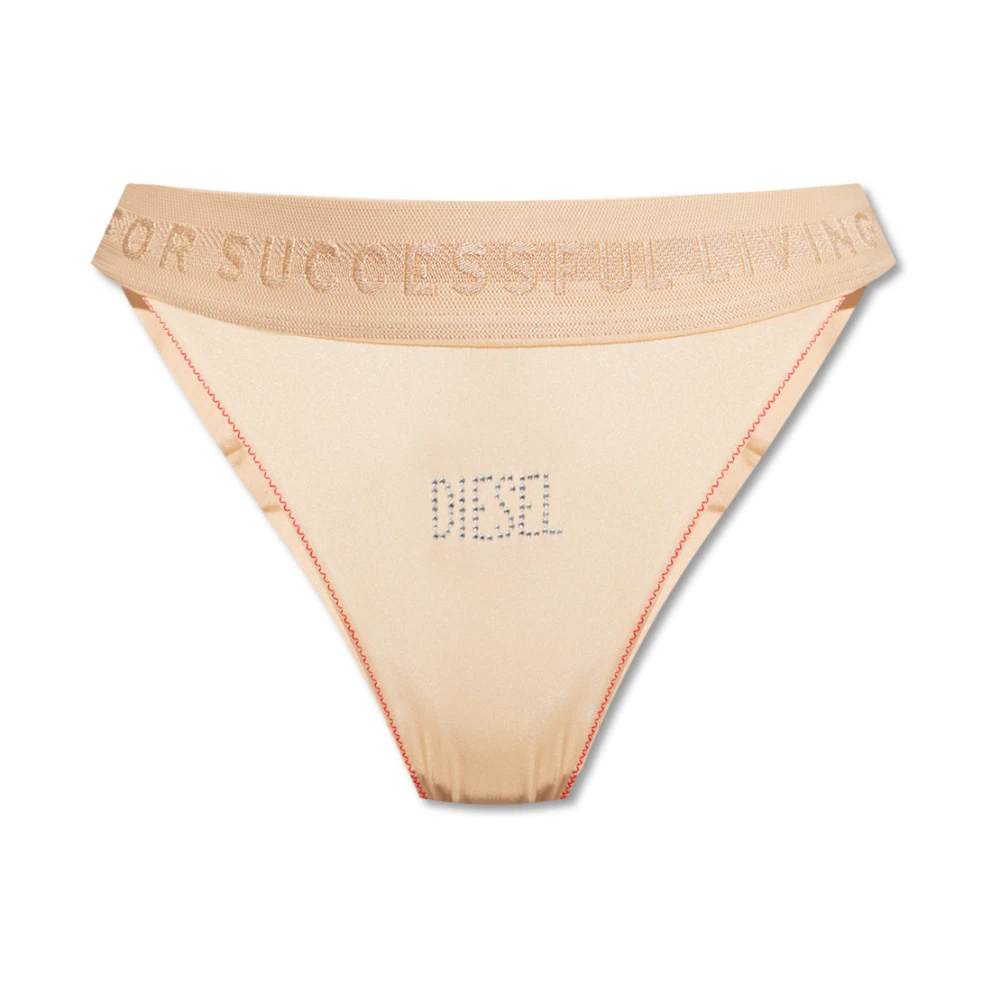 Diesel ‘Ufpn-Ebbyss-D’ kalsonger Beige, Dam