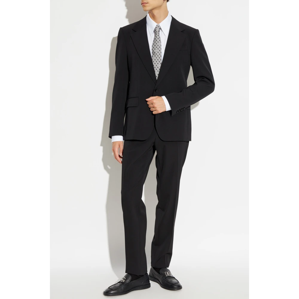 Dolce & Gabbana Wollen jas Black Heren
