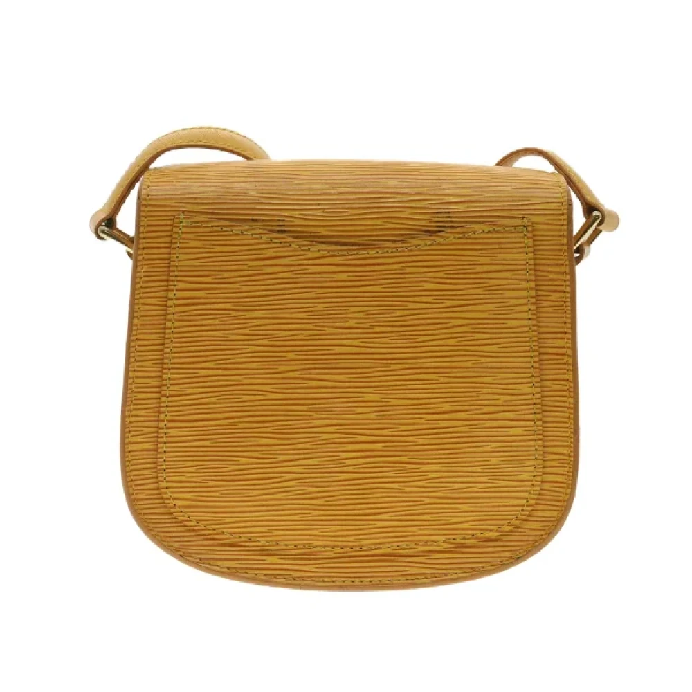 Louis Vuitton Vintage Pre-owned Leather louis-vuitton-bags Yellow Dames
