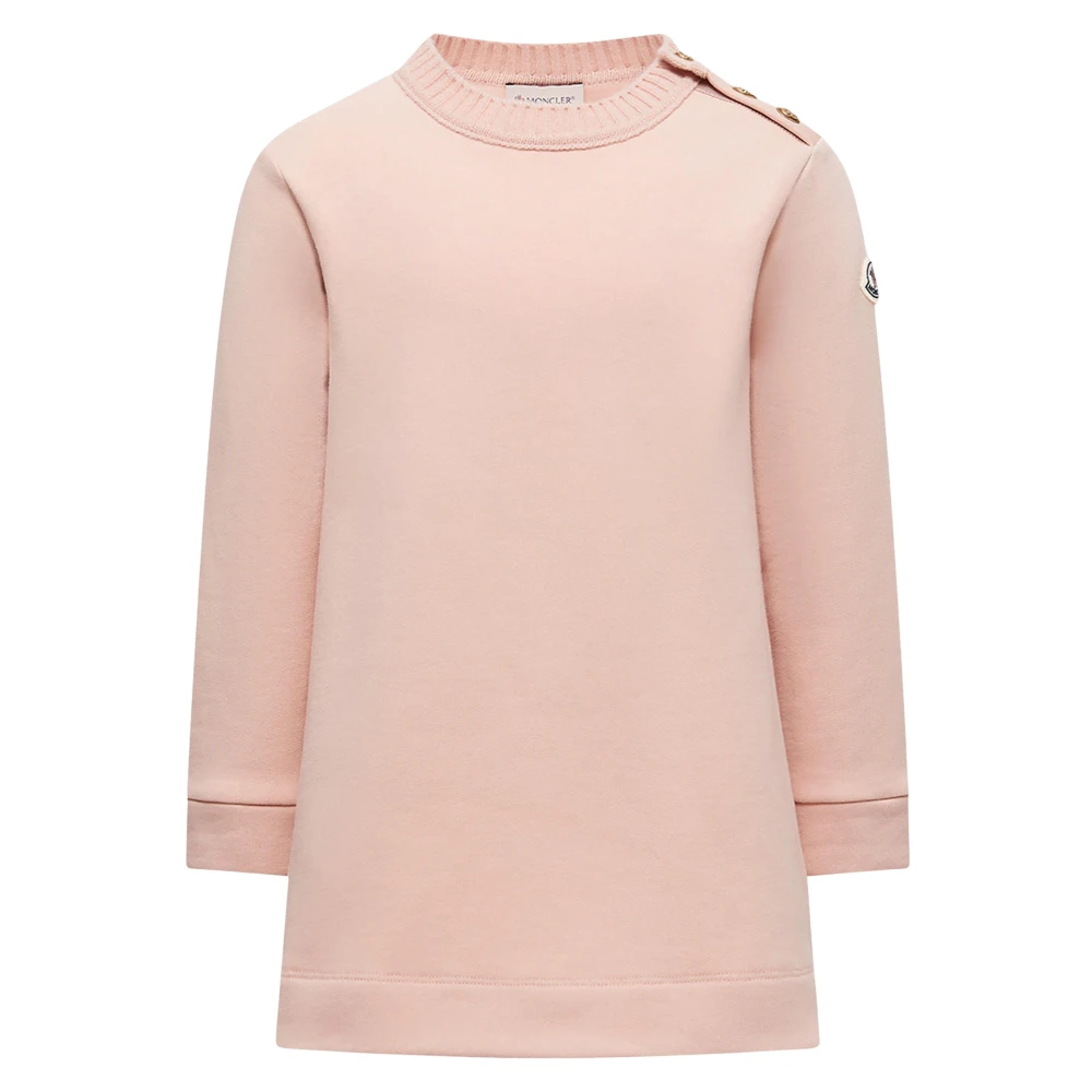 Moncler Girls Pink Jumper Dress For - Dresses - 4 Y - Kids