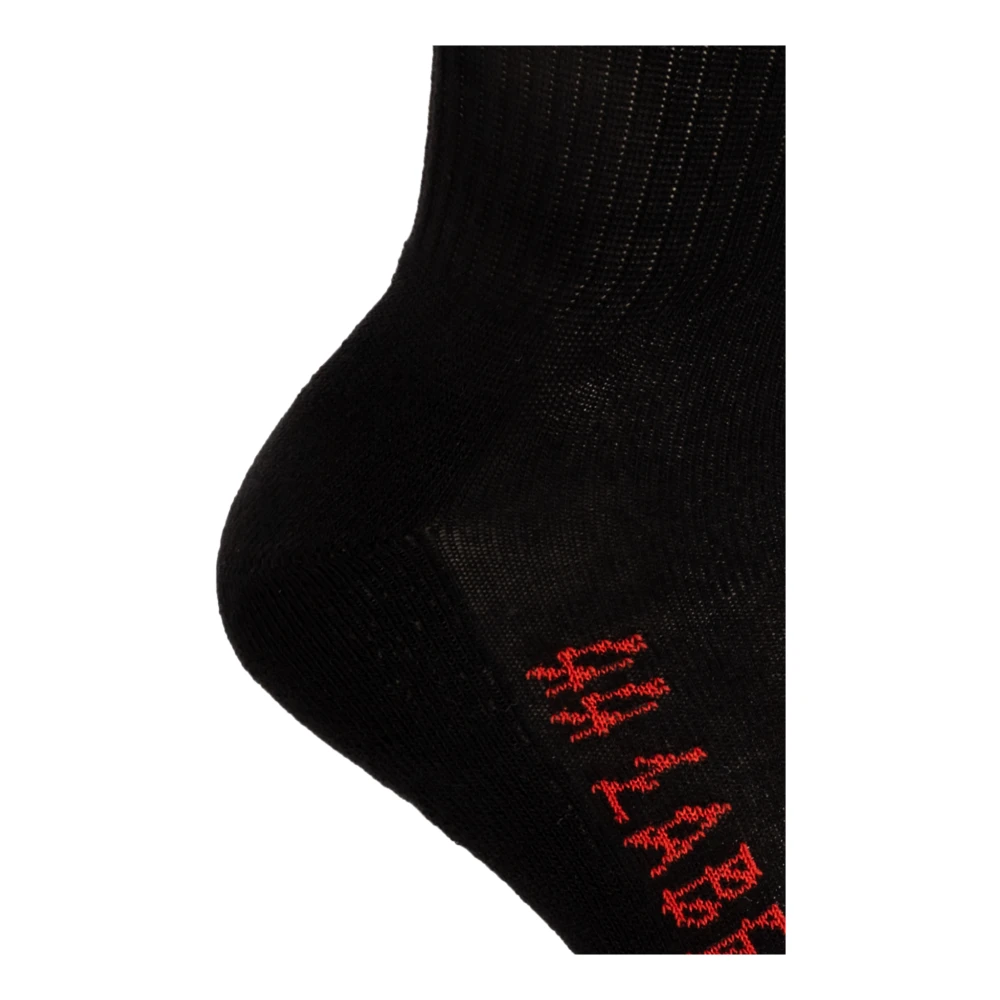 44 Label Group Katoenen sokken met logo Black Heren