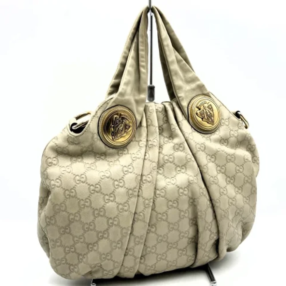 Gucci Vintage Pre-owned Leather gucci-bags White Dames