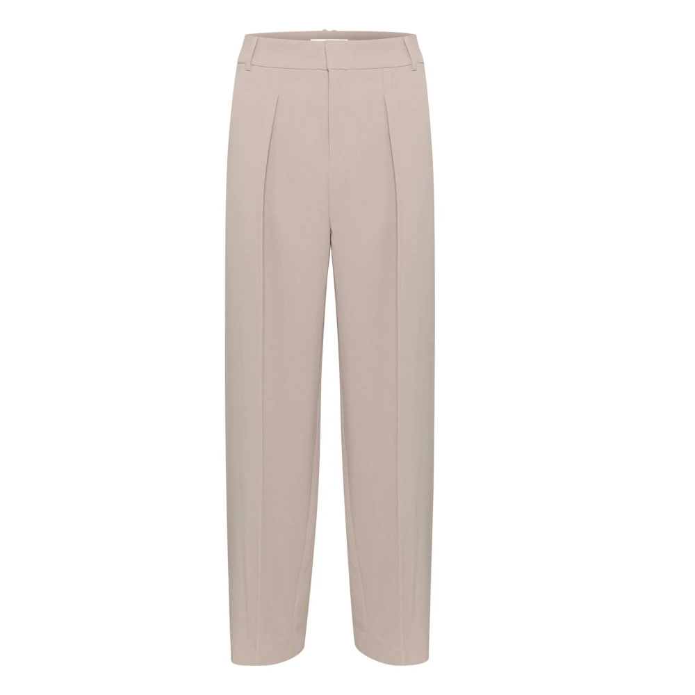 InWear Stone Wide Leg Pants Beige Dames