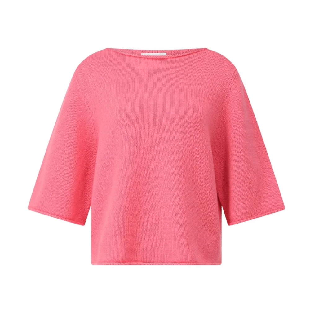 Allude Cashmere 3 4 Mouwltrui Pink Dames