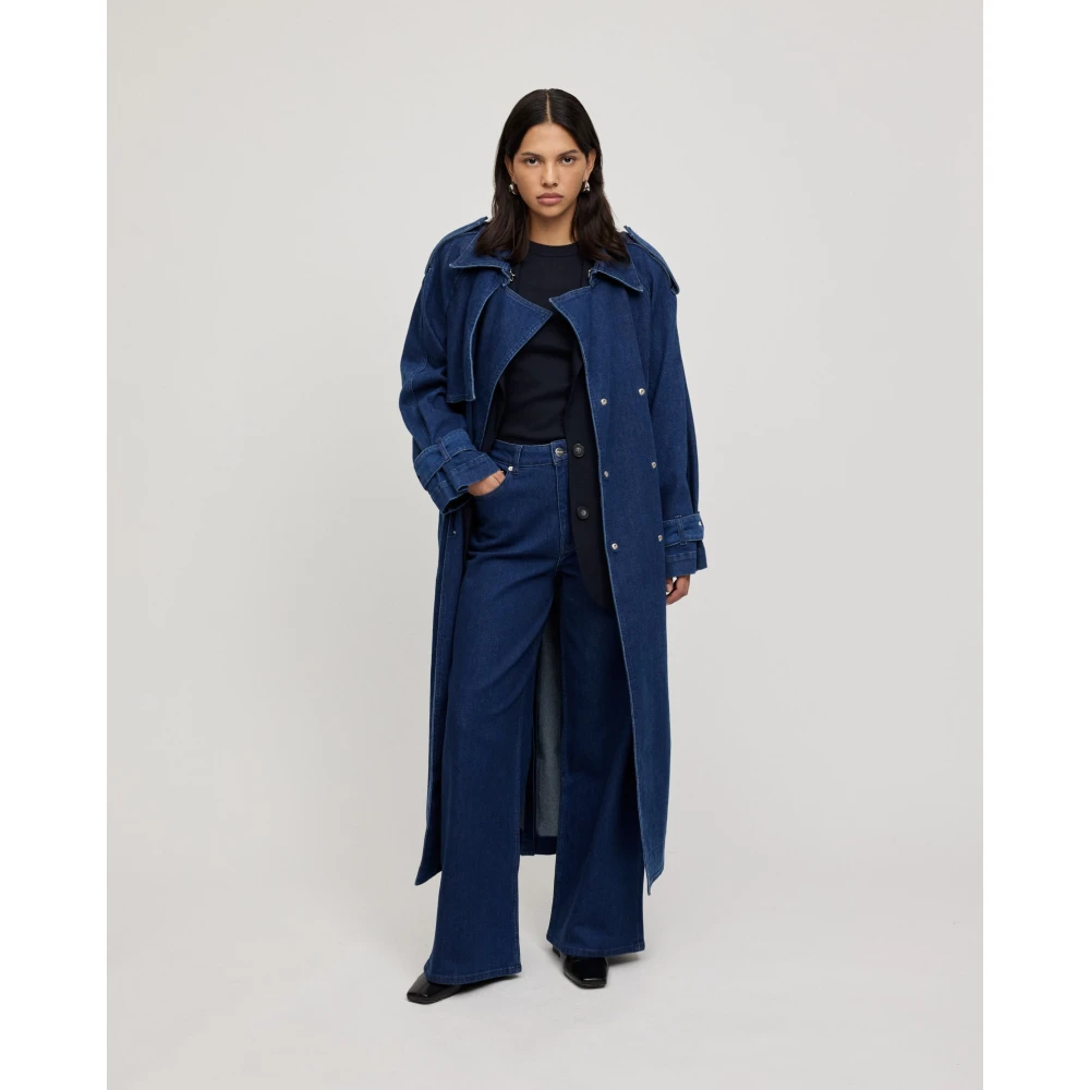 IVY OAK Cordelia Mantel Blue Dames