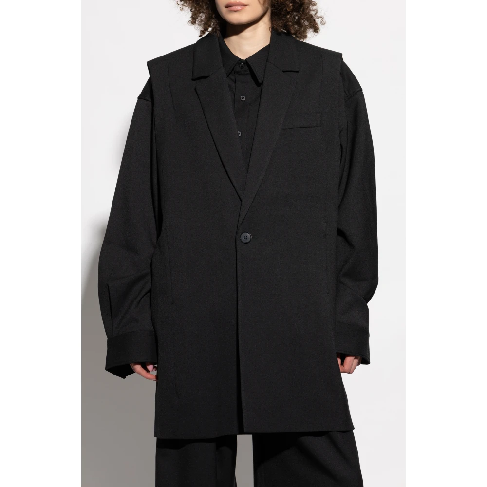 Entire Studios Vest Plateau Black Heren