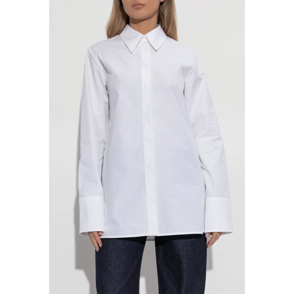 Jil Sander Katoenen shirt White Dames