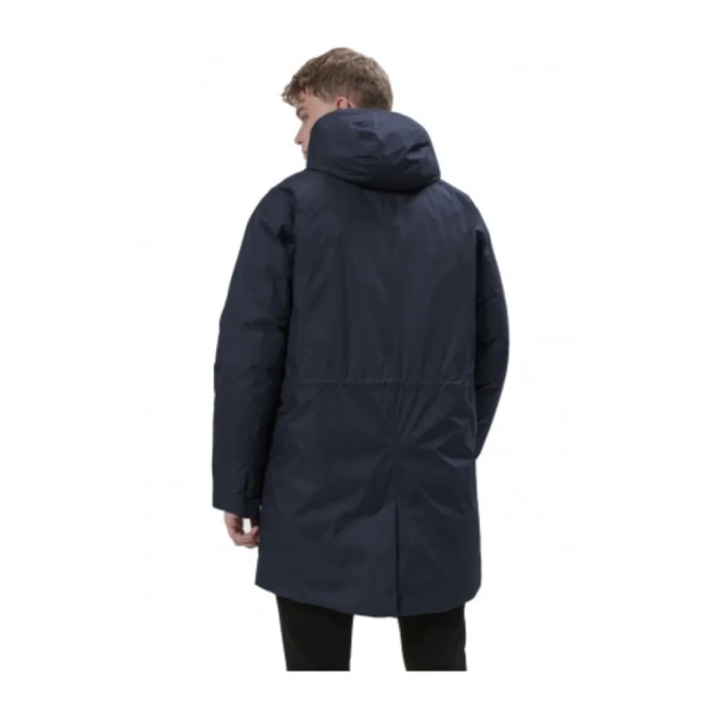 K-way Blauwe Ganzendons Parka Blue Heren