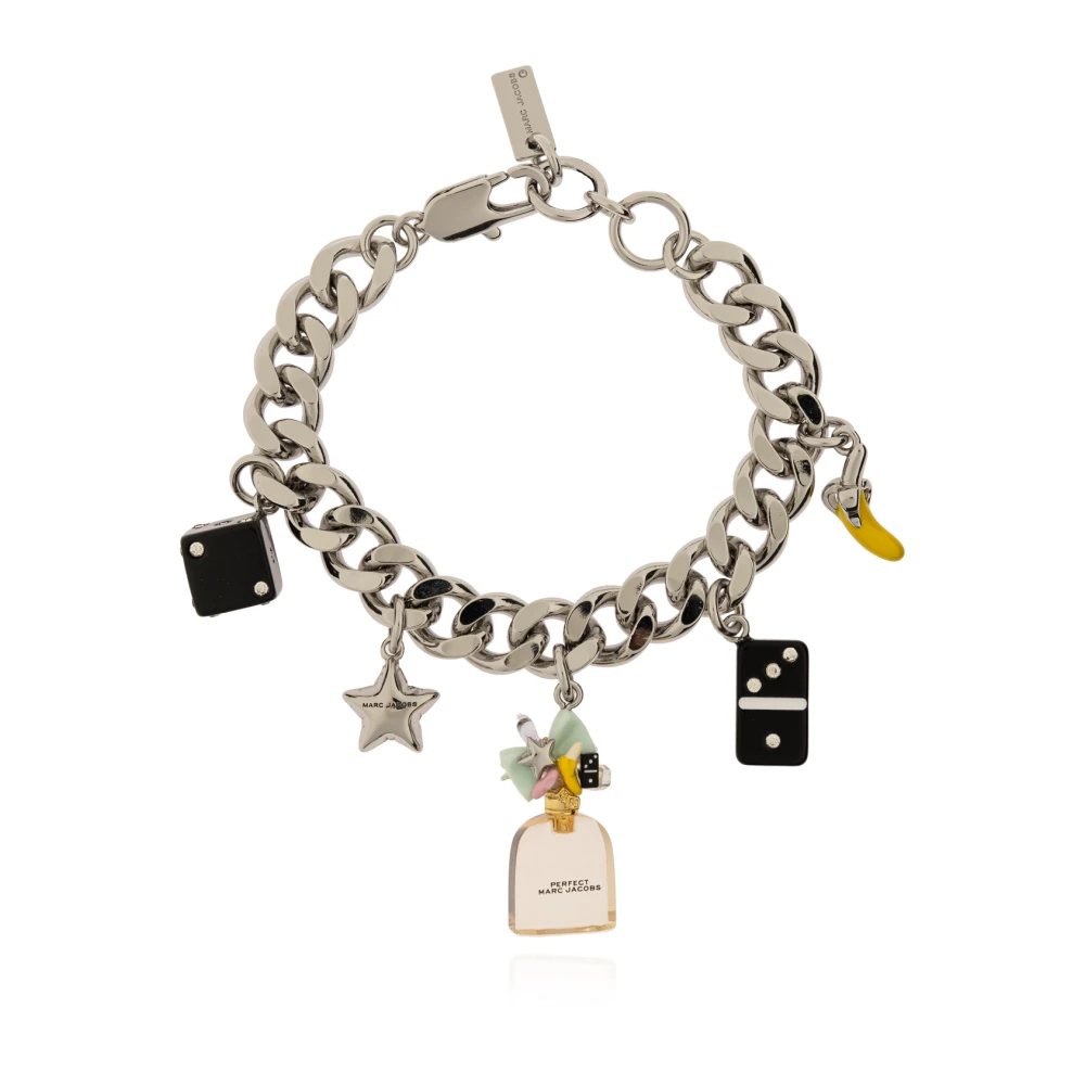 Marc Jacobs Vrouw Grijs Accessoires Dames, One Size, Messing Armband