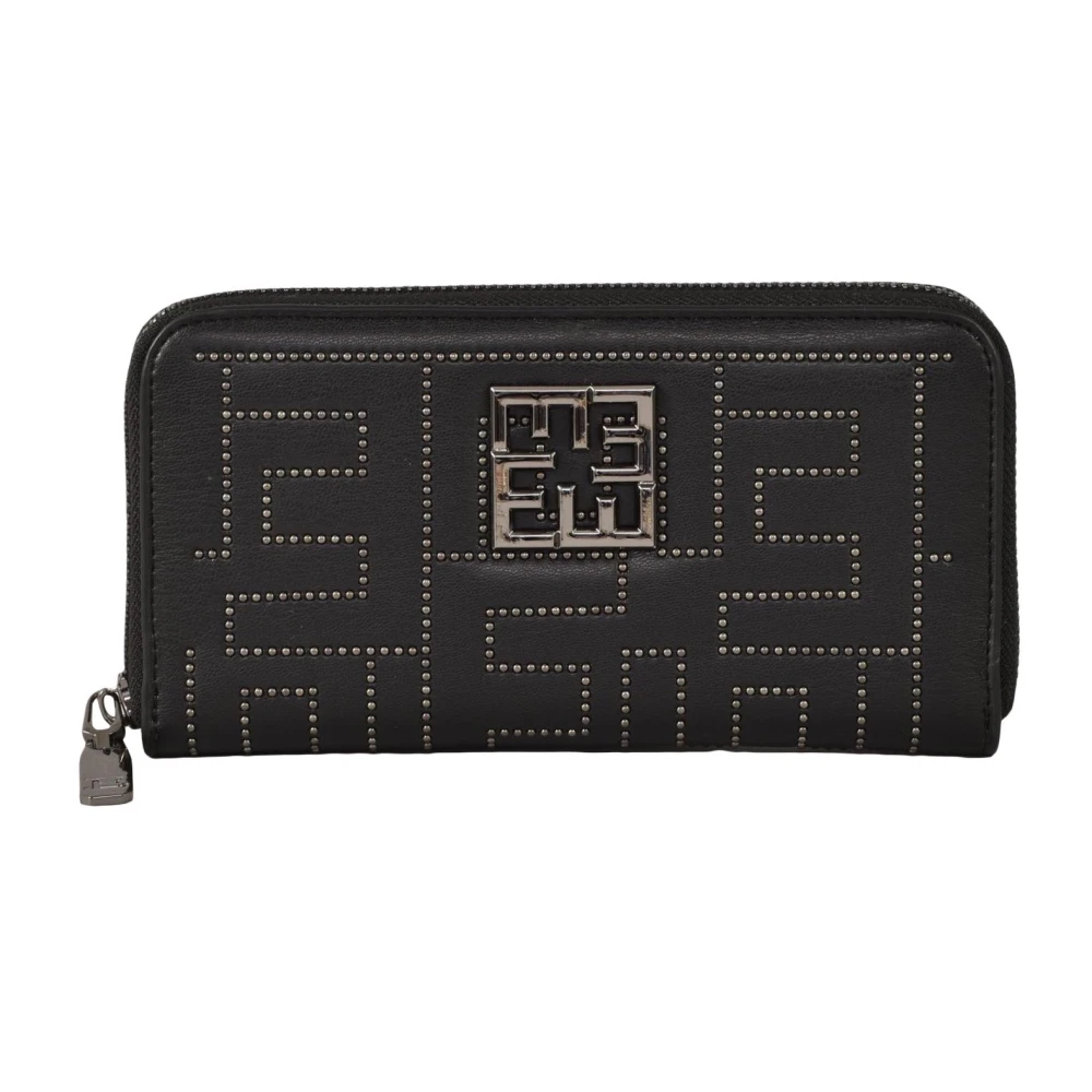 Ermanno Scervino Firenze Portemonnee van Polyurethaan Black Dames