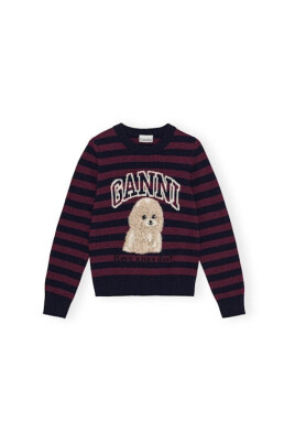 striped-poodle-crewneck-sweater