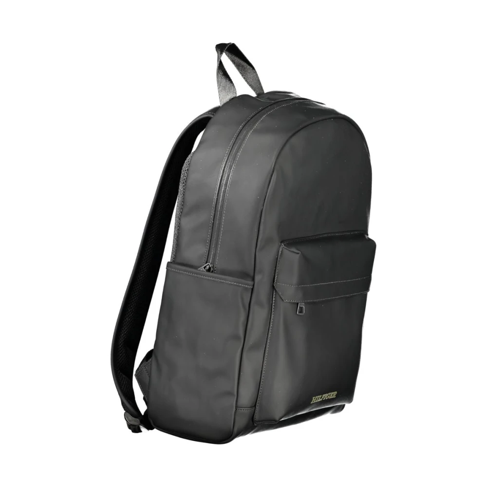 Tommy Hilfiger Zwarte Polyester Rugzak | To-32188 Black Unisex