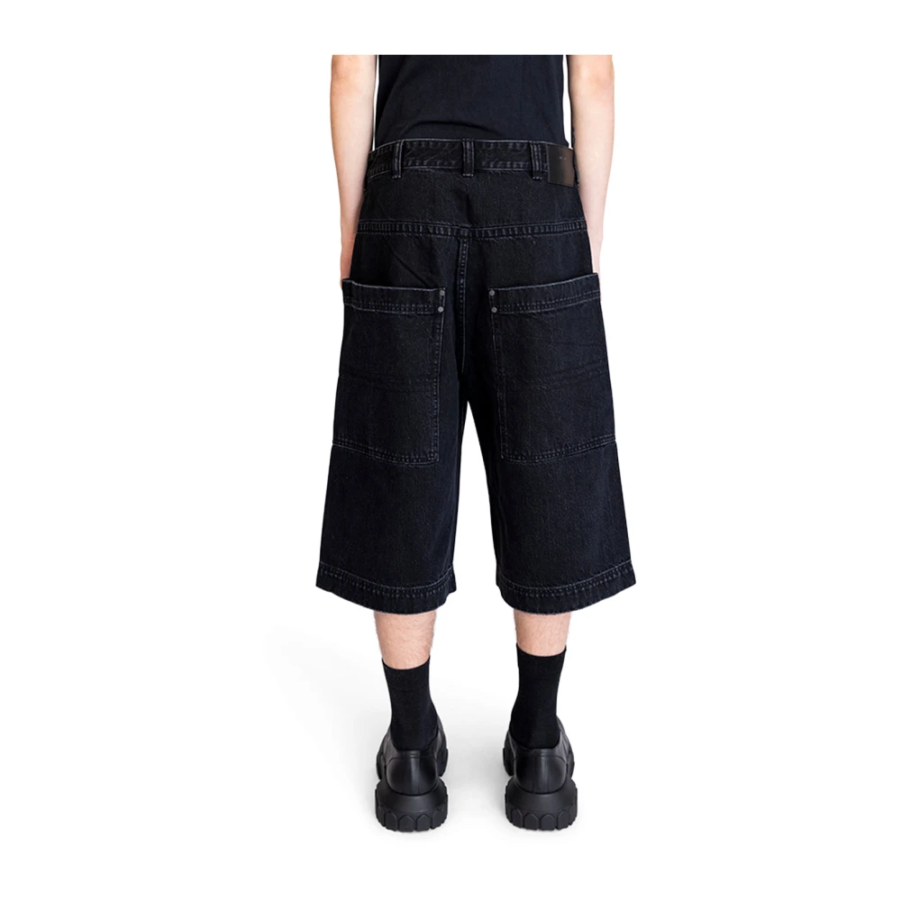 Entire Studios Magnetite Denim Shorts Black Heren