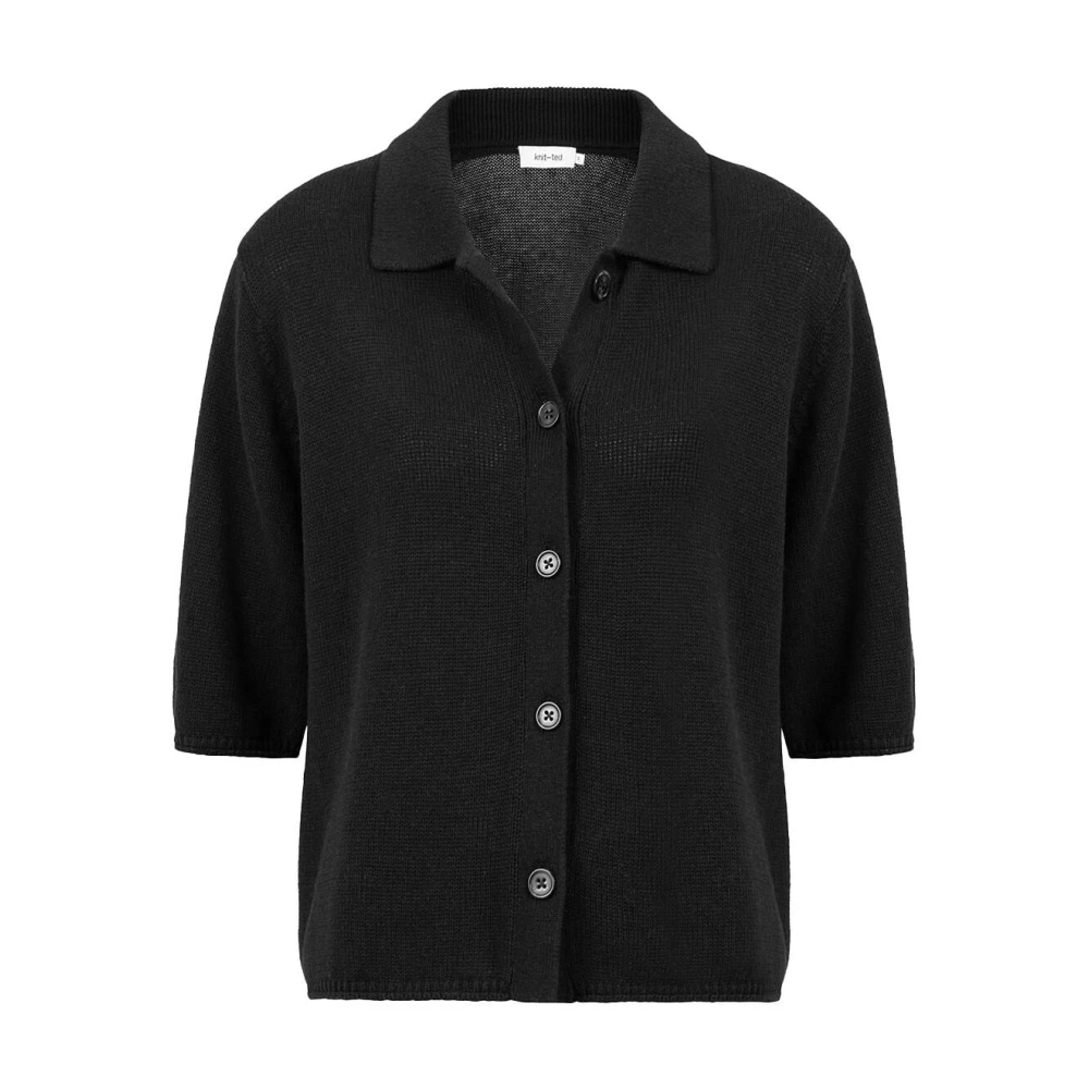 Knit-ted Yoshi Vest Black Dames