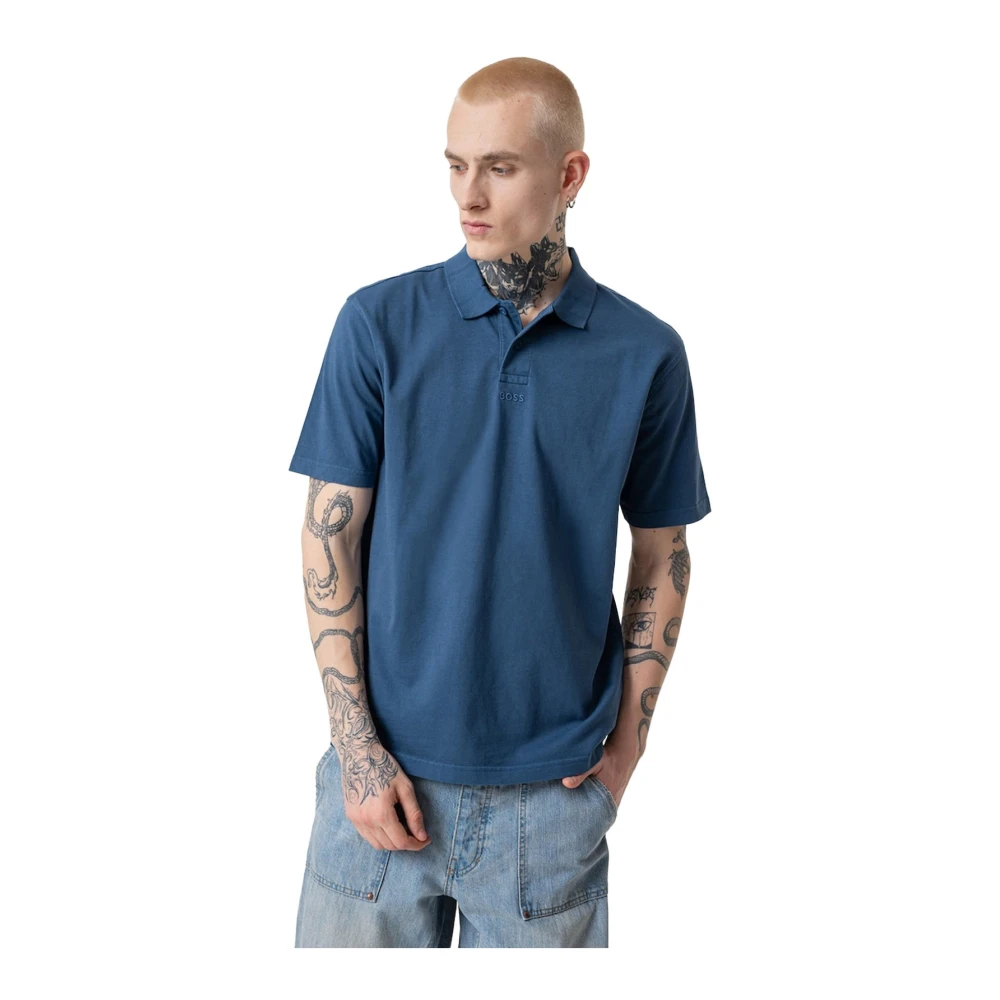 Hugo - Tops > Polo Shirts - Blue - Hugo - Modalova