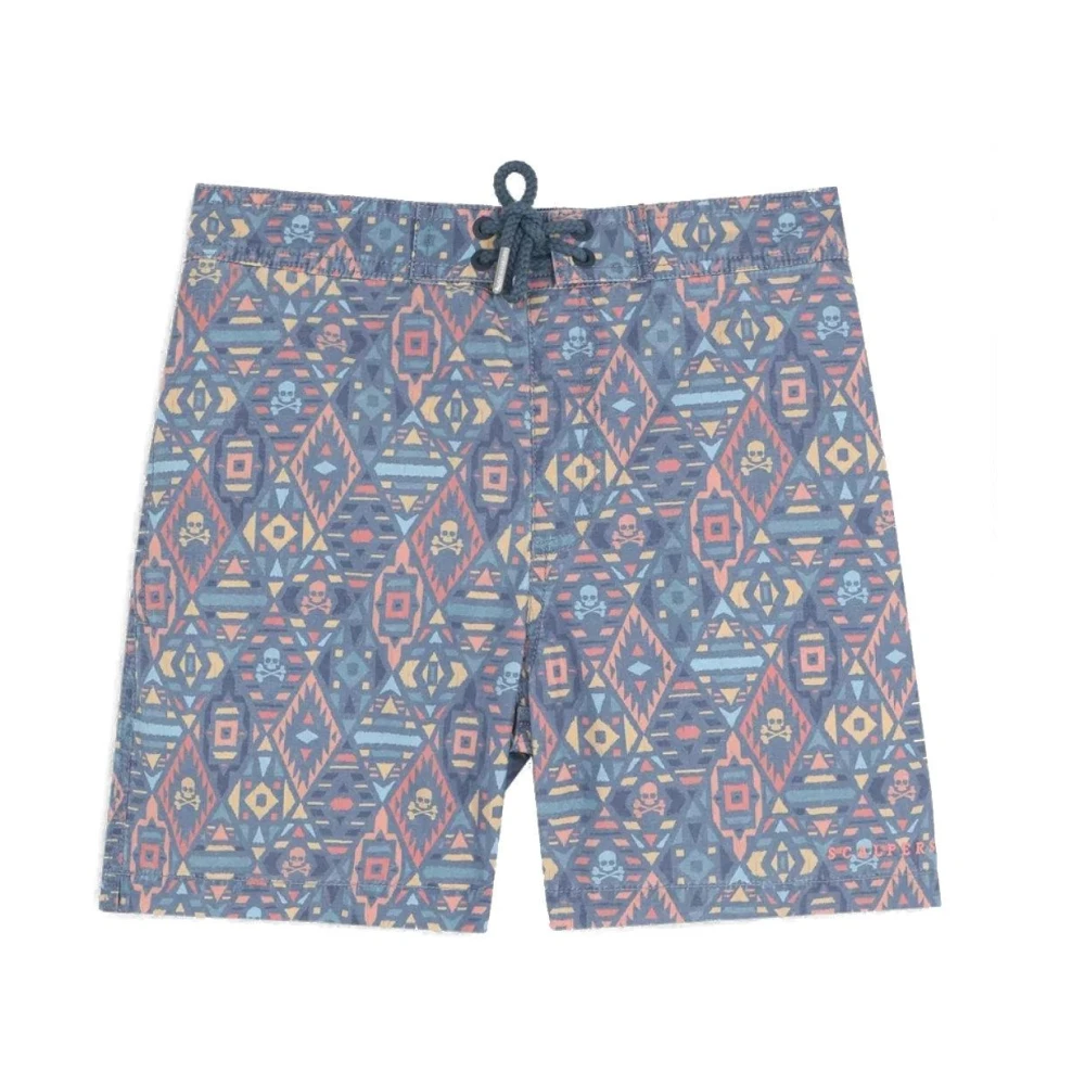 Scalpers Boys Multicolor Swimming Trunks - Kids Swimming Trunks - 8 Y - Kids