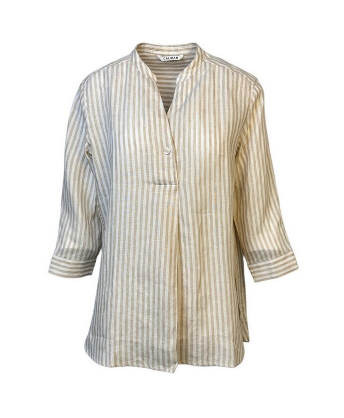 chemise-rayee-en-lin-a-col-mandarin