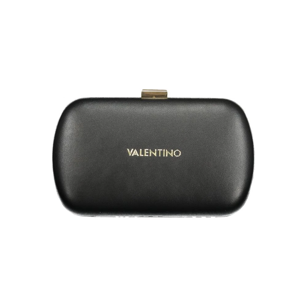 Valentino By Mario Valentino Women's Black Polyethylene Handbag With Chain Strap