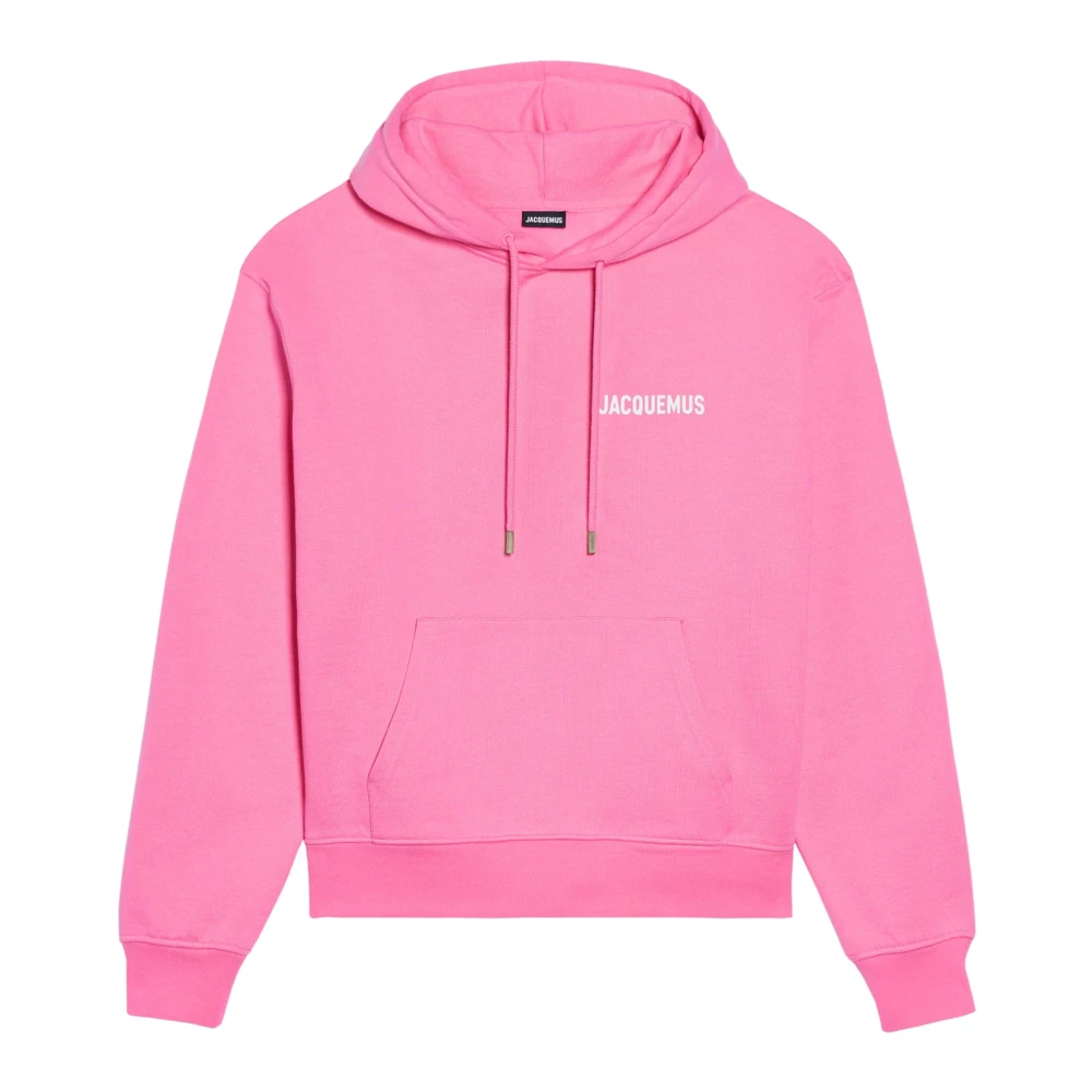 Jacquemus Men's Pink The Sweatshirt - Hoodies - M - Sweatshirts & Hoodies