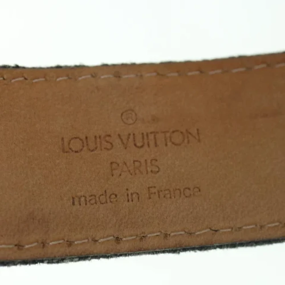 Louis Vuitton Vintage Pre-owned Leather belts Black Heren